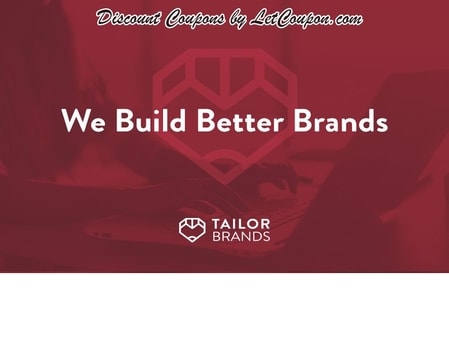 Create your logo and brand your business or product with TailorBrands online services, Get your discount on your services by LetCoupon.com