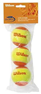 WILSON Sporting Goods Youth Tennis Balls - US Open Orange, Single Can (3 Balls)