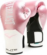 Everlast Elite Pro Style Training Gloves, Pink/White