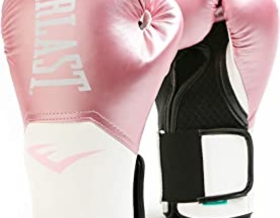 Everlast Elite Pro Style Training Gloves, Pink/White