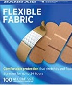 Band-Aid Brand Sterile Flexible Fabric Adhesive Bandages