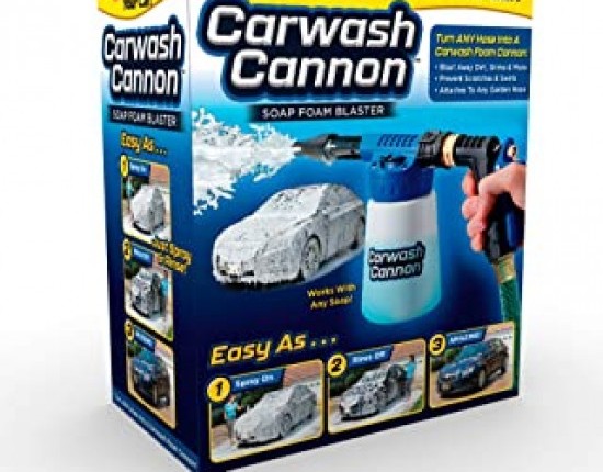 Ontel Car Wash Cannon Foam Blaster Hose Nozzle Spray Gun