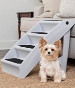 PetSafe CozyUp Folding Dog Stairs - Pet Stairs for Indoor/Outdoor at Home or Travel